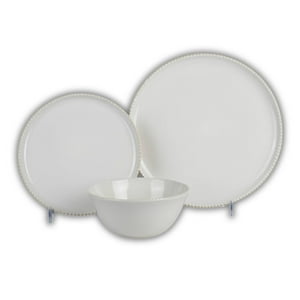 Decoexpress - Juego De Loza 18 Piezas Vajilla Cerámica Oxford