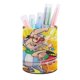 thumbnail image 1 of Astérix y Obélix El Gran Combate-theme Cylinder Pen Holder Pencil Organizer with Flannel Lining PVC Leather Material Cardboard Base for study work 10*8CM, 1 of 6