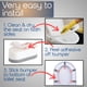 thumbnail image 3 of Topes para asiento de inodoro SereniBath Premium, paquete de 5, con soporte para bidet, 3 of 7