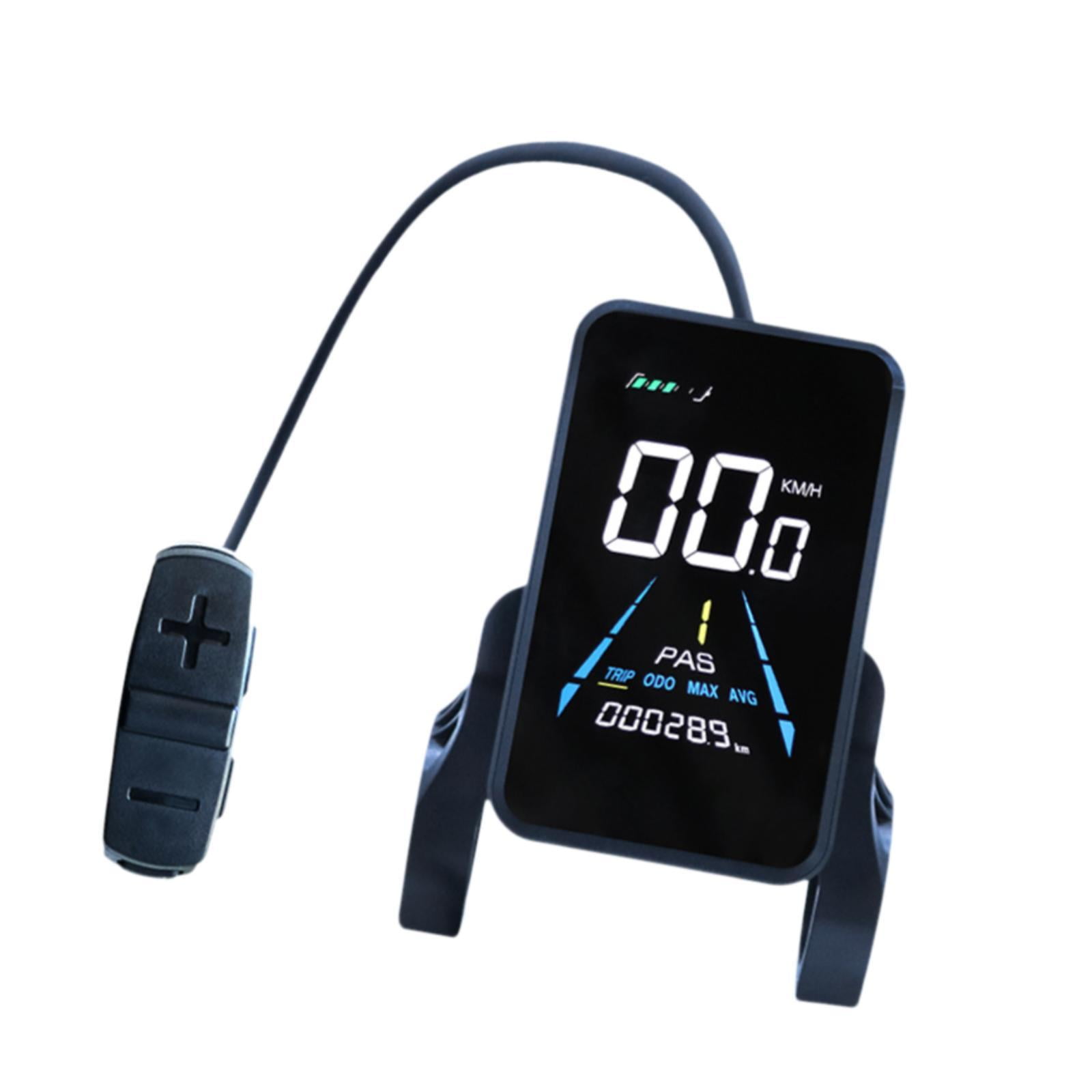 Magideal - Pantalla De Bicicleta Eléctrica, Medidor De Pantalla De Bicicleta E, Panel De Control, Velocímetro De Bicicleta Eléctrica Ligera, Computadora De