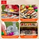 thumbnail image 4 of Cocina De Juguete Bbq Parrilla Niños 68 Pcs Luz Vapor Sonido, 4 of 9