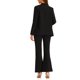 thumbnail image 3 of INSPIRE CHIC Traje de trabajo de 2 piezas para mujer, formal de negocios, blazer de doble botonadura y conjunto de pantalones, talla S, negro, 3 of 6