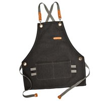 Magideal - Delantal De Chef Para Niños, Delantal Para Niños, Juego De Simulación De Pintura Para Niños Y Niñas Con Bolsillos, Delantal De Pintura Para Cocinar Y , Negro, M