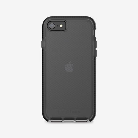 Case Tech21 Evo Check Para Iphone Se 2022/2020, 7/8, Color Negro