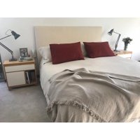 Purolino - Fundas De Almohadas Standard De Lino