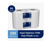 Papel Higiénico Tork Universal Jumbo H/S 6 Rollos X 500 M Hi55004