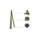 thumbnail image 3 of INSPIRE CHIC Corbata de Hombre de Color Sólido con Rayas Estrechas para Graduación Traje Formal Verde Hierba, 3 of 5