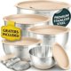 thumbnail image 1 of Juego de 5 tazones para mezclar Baker's Signature con ralladores y tapas, 1 of 7