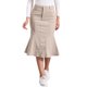 thumbnail image 1 of INSPIRE CHIC Falda de Mujer Vuelta al Cole Fishtail Bodycon de Cintura Alta Midi Jean Denim Falda Caqui Claro M, 1 of 5