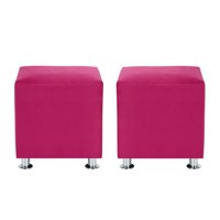 Bodevir - Set Pouf Cali 1C Felpa 12 Burdeo