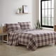 thumbnail image 2 of Juego de sábanas Eddie Bauer Mont Lake Plaid Frannel Red Queen, 2 of 6