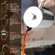 thumbnail image 5 of Cafetera Secura French Press, prensa de café aislante de acero inoxidable de grado 304 con 2 pantallas adicionales, 12 oz (0,35 litros), plateada (SFP-12DS), 5 of 7