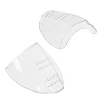 Magideal - Gafas De Seguridad Universales Protectores Laterales Tpu Protección Segura Flexible Suave 1 Par Deslizamiento En Protectores Laterales Pequeño 4 Agujeros