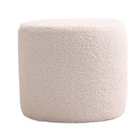 Magideal - Reposapiés Taburete Reposapiés Otomanos Taburete Estable Zapato Cambio Taburete Asiento Silla Sofá Té Taburete Pequeño Reposapiés Para Guardería Hogar Blanco