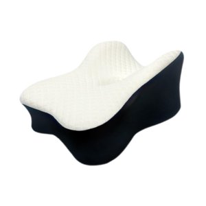 Bothyi - Almohada De Rodillas Para Quienes Duermen De Lado. Almohada Suave Para Las Piernas Para Dormir De Lado En Viajes A Casa. Blanco Y Negro.