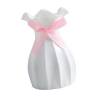 Magideal - Elegante Florero Minimalista, Decorativo, Moderno, Estilo Europeo Para Oficina, Cocina, Dormitorio. Blanco