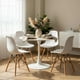 thumbnail image 1 of Comedor Mesa Tulip Blanco 80 cm + 4 Sillas Eames Blanco, 1 of 3