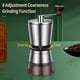 thumbnail image 2 of Molina de café manual de precisión de gran capacidad para uso doméstico, ajuste de rugosidad ajustable de 8, molino de granos de café de acero inoxidable de mano para acampar de viaje, fácil, 2 of 3
