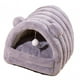 thumbnail image 3 of Cama Cueva Para Mascotas, Nido Suave Semicerrado Para Gatos, Erizos, Animales Pequeños, Gris L, 3 of 5