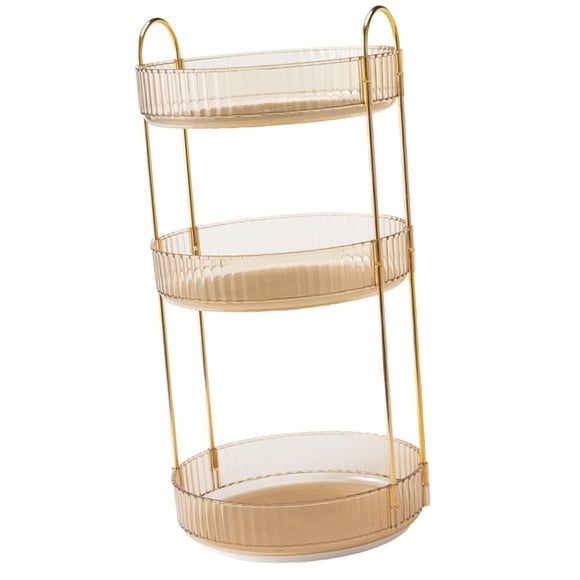 Vitrinas Giratorias De 360 ° Para Organizador De Perfumes Para Tocador, Encimera, Cocina, Amarillo