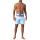 thumbnail image 2 of INSPIRE CHIC Pantalones Cortos de Natación a Rayas con Bloque de Color y Cintura con Cordón para Hombre 28 Azul Cielo, 2 of 6