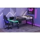thumbnail image 3 of Gaming mid loft bed with desk, LED, Twin, Black, 3 of 3