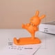 thumbnail image 1 of Adorable Hand-Painted Resin Rabbit Phone Holder - Perfect for Home Decor & Birthdays!, 1 of 3
