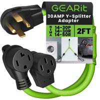 Divisor De Energía Gearit 30A Nema 14-30P A Dual 14-30R Y 14-50R