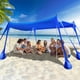thumbnail image 1 of Carpa de playa Rhino Valley, 305 x 396 cm, UPF50+, 8 sacos de arena y 4 postes, 1 of 8