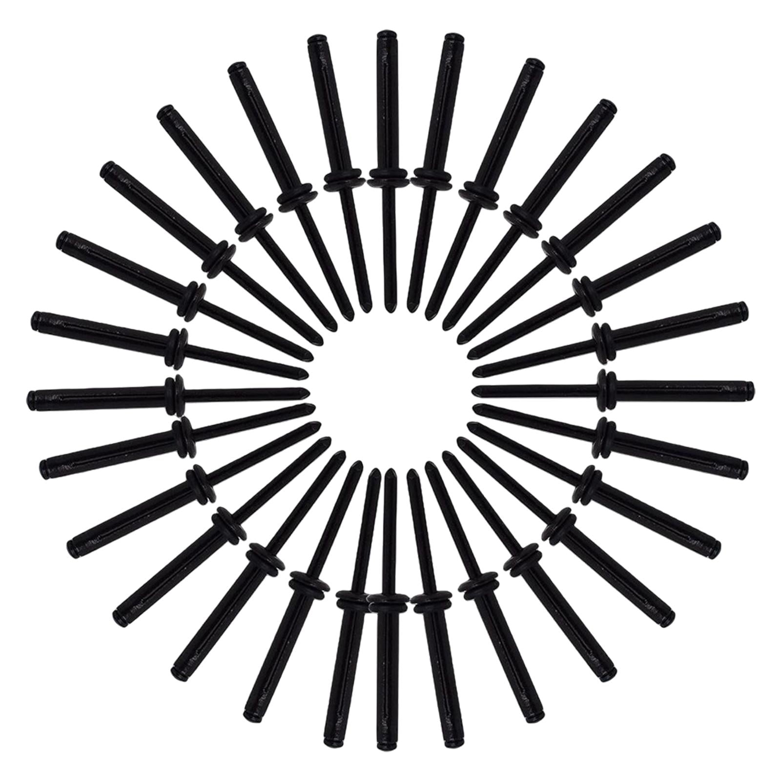 Ioensy - 30 Piezas De Remaches De Agarre Largo Tri Grip Con Juntas Tóricas Para Accesorios De Canoa Kayak