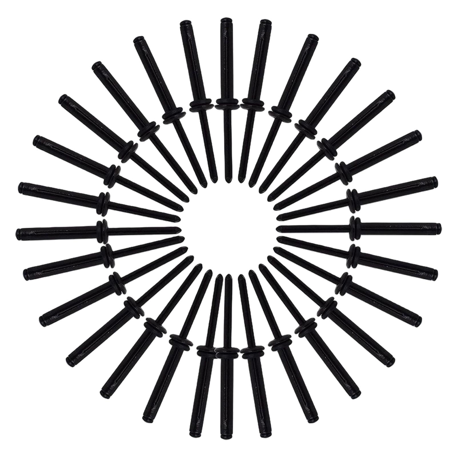 Ioensy - 30 Piezas De Remaches De Agarre Largo Tri Grip Con Juntas Tóricas Para Accesorios De Canoa Kayak