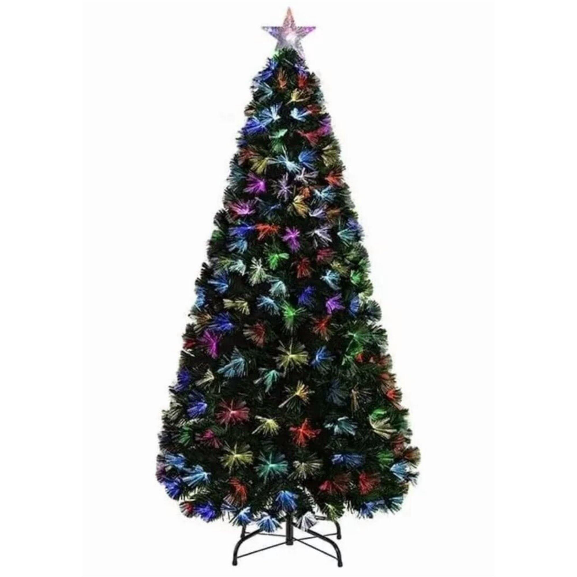 Artihogar - Arbol De Navidad 240 Cm Con Luces Led Colores Canadá Verde