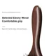 thumbnail image 2 of Boar Bristle Brush Wood Natural Hair Brush Dry Wet Detangle Wood Combs For Women Barber Beauty Care Paddle Scalp Massage Brush, 2 of 3