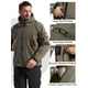 thumbnail image 4 of Chaqueta Impermeable Softshell Verde para Hombre FREE SOLDIER, 4 of 8