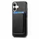 thumbnail image 5 of Funda de Cuero Magnética con Tarjetero para iPhone 16 Plus Cubierta Delgada Negro, 5 of 5