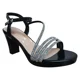 thumbnail image 1 of Sandalia Mujer Negra Midnight Glow Bonnyfranco, 1 of 3