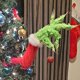 thumbnail image 1 of Adornos para árbol de Navidad con forma de brazo de Grinch, soporte colgante para adorno de árbol de Navidad, juego de bricolaje (brazo), 1 of 7