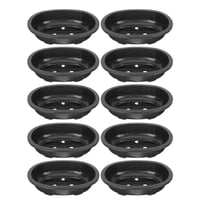 Magideal - 10X Macetas De Entrenamiento Para Bonsái, Maceta, Maceta Ovalada Para Bonsái, Macetas Para Plantar Bonsái Para Jardín Al Aire Libre, Interior, Hogar, 380Mmx300Mmx90Mm