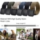 thumbnail image 5 of Cinturón de nailon para hombre, cinturón táctico militar, transpirable, con hebilla de plástico para pantalones, 130 cm,  Tan Trigo, 5 of 6