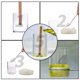 thumbnail image 5 of Mechillas de madera para hacer velas NOOR de doble capa, 50 unidades, 5 of 7