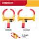 thumbnail image 2 of Traba Rueda CARTMAN 2 Unidades Ajustable 7 a 11 Pulgadas, 2 of 3