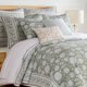 thumbnail image 5 of Juego de ropa de cama Levtex Home Adare Sage King – Edredón de algodón, 5 of 7