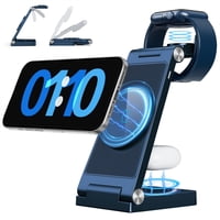 Estación De Carga Rynd 2025 Magnética Inalámbrica Mag-Safe 3 En 1