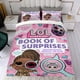thumbnail image 4 of L.O.L. SURPRISE! Conjunto de sábanas temático, trío de piezas, cómodo y amigable con la piel, diseño único, regalo de decoración para el hogar para familiares, amigos y fans,173X218cm, 4 of 6