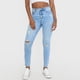 thumbnail image 2 of Jeans Mujer Skinny Roturas Azul Claro Corona, 2 of 5