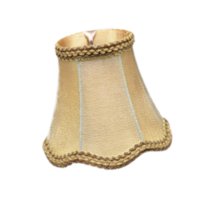 Ioensy - Reemplazo De La Lámpara De Tela Romántica Instale Fácilmente El Elegante Tono De Lámpara De Campana Dorada