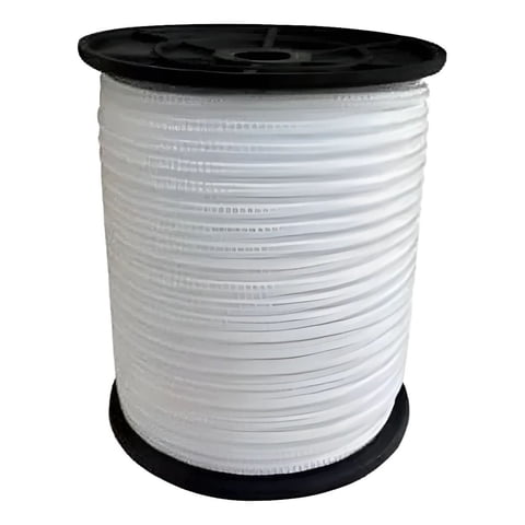 Metalfer - Cordel Plastico 4Mm X 100 Mts 10 Kg Blanco