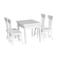 Magideal - 1/12 Silla De Mesa De Casa De Muñecas Mini Decoración De La Escena De Muebles Feating Juguete Juguetes Modelo De Muebles Para El Diseño De La Estación