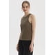 thumbnail image 2 of Polera Peto Mujer Básico Liso Rib Verde Olivo, 2 of 4