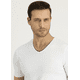 thumbnail image 2 of Polera Hombre Manga Corta Cuello V Blanco Talla L, 2 of 3